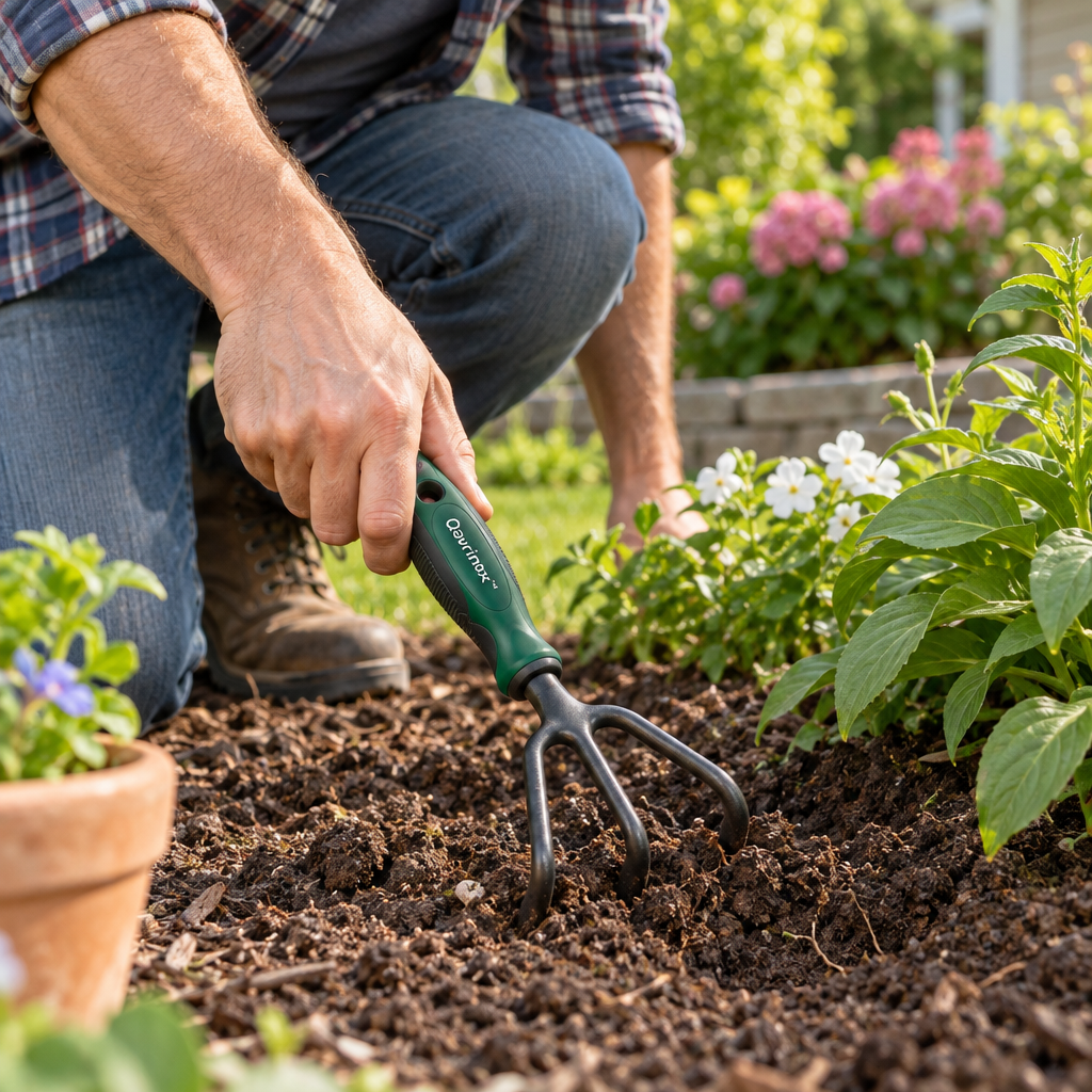 Handheld Garden Cultivator Rake main image 4