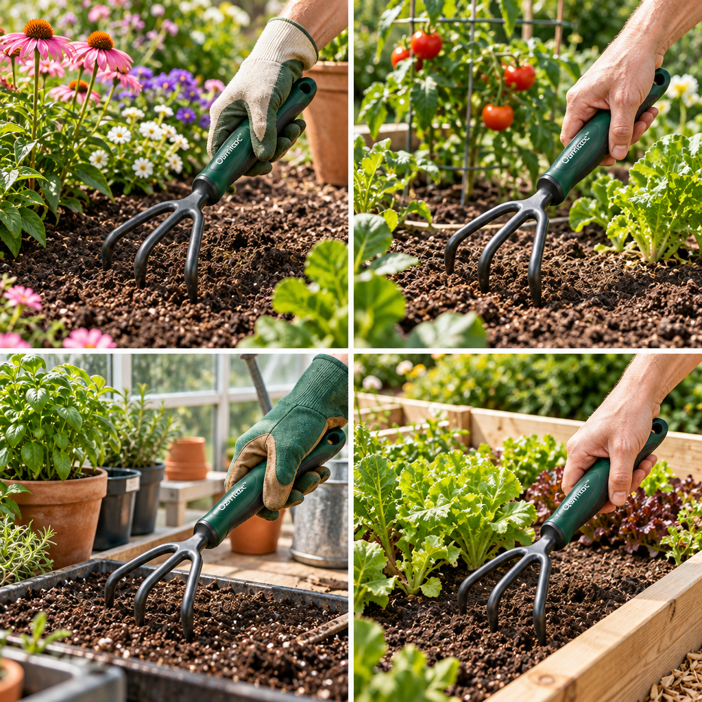 Handheld Garden Cultivator Rake main image 5