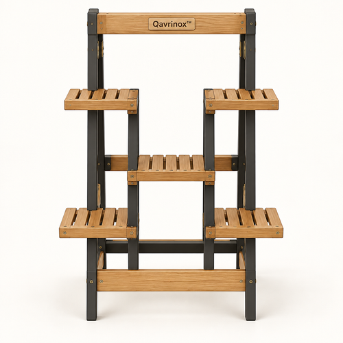 Foldable Wooden Plant Shelf main image 1