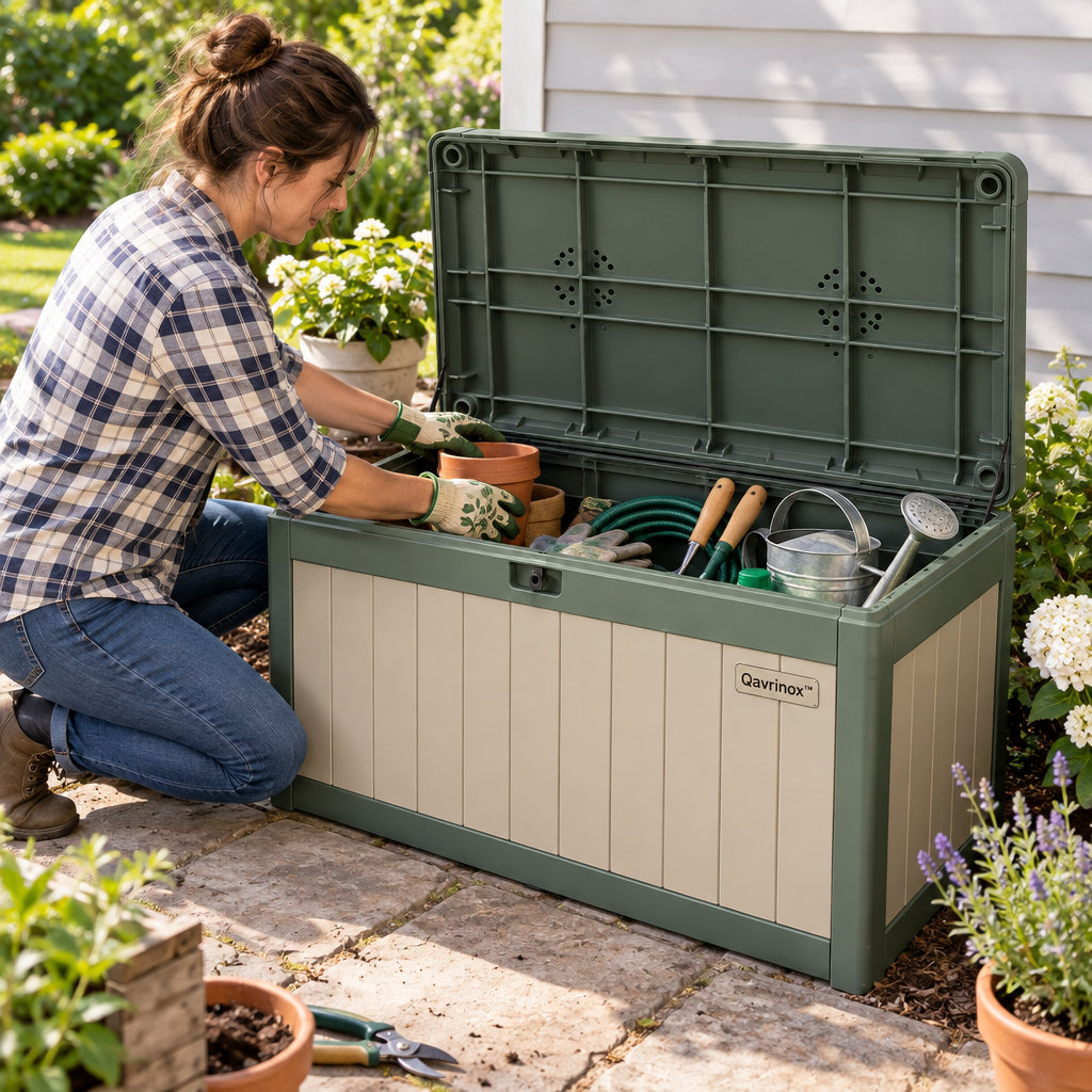 Large-Capacity Garden Tool Storage Box main image 4